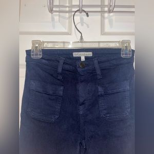 Joie navy blue stretchy bootcut jeans